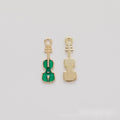 Colorful Enamel Violin Metal Charm in Five Colors Jewelry Component view 9