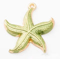 Colorful Starfish-Shaped Metal Charm Pendants in 4 Finishes view 9