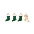 Enamel Christmas Stocking Alloy Charm in 2 Pictured Options view 5