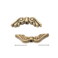 Curled Wing Spacer Beads in Two Sizes and Antique Finishes view 7