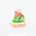 Gold-Tone Enamel Christmas Charm Collection in 18 Designs view 7