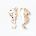 Colorful Enamel Seahorse Metal Charm Pendant For Jewelry Making view 8