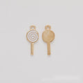 Spiral Enamel Lollipop Metal Charm in Seven Colors view 10