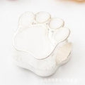Paw Print Large Hole Bead in Nine Enamel Color Options view 8
