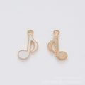 Enamel Eighth Note Music Charm in Seven Colors Jewelry Component view 10