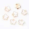 Small Enamel Butterfly Metal Charms In Three Colors view 7