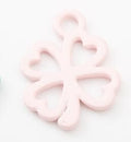 Color Coated Open Four Leaf Clover Charms in Six Shades view 7