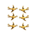 Flying Swallow Double Loop Connector in Two Finishes view 5