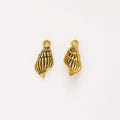 Small Spiral Seashell Charm Pendants in Eight Finishes view 10