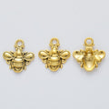 Rounded Bee Metal Charms In Five Finishes For Jewelry Making view 8