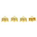 Open Book Metal Pendant Charms in 6 Distinct Finishes view 8