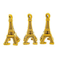 Eiffel Tower Charm Pendants in Six Metallic Finishes view 8