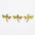 Detailed Dragonfly Charm In 5 Metal Finishes For Jewelry Making view 8