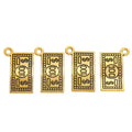 Embossed Banknote Metal Charms in Eight Finish Options view 10