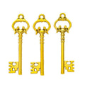 Ornate Skeleton Key Charm in Three Metal Finishes Jewelry Making Component view 7