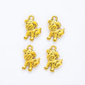 Chinese Zodiac Dog Figure Charms in Four Metal Finishes view 8