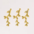 Leafy Branch Metal Jewelry Connectors in 5 Finishes view 8