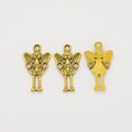 Standing Angel Charm Metal Pendant for Jewelry Making view 6
