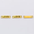 LOVE Letter Bar Connectors in Three Metal Finishes view 7