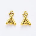 Crossed Baseball Bat Metal Charms in Seven Finishes view 9