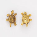 Textured Turtle Metal Charm Pendant For Jewelry Making view 8