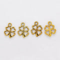 Four Leaf Clover Metal Pendant Charms in 8 Distinct Finishes view 10