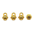 6-Finish Lotus Seed Pod Bail Metal Jewelry Components for Crafts view 8
