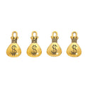 Dollar Money Bag Metal Charms in Seven Finishes for Jewelry Making view 9