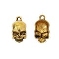 Sculpted Skull Metal Charms in Five Antique Finishes view 9