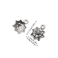 Spider and Web Charm Assortment Metal Pendant for Jewelry Making view 6