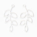 Leaf Branch Charm Openwork Metal Pendant in Five Finishes view 6