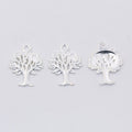 Leafy Tree Metal Pendant Charms in 8 Distinct Finishes view 6