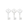 Ornate Key Metal Charm In 8 Finish Options for Jewelry Making view 7
