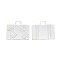 Travel Suitcase Charm in 5 Metal Finishes for Jewelry Making view 6