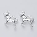 Leaping Unicorn Charm in 6 Metal Finishes for Jewelry Making view 6