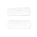 Love Heart Cutout Tag Charm Metal Jewelry Making Pieces view 6