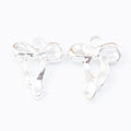 Ribbon Bow Metal Charm in 4 Distinct Finishes for Jewelry Making view 6