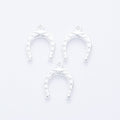 Classic Horseshoe Metal Charms in Six Finish Options view 6