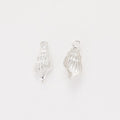 Small Spiral Seashell Charm Pendants in Eight Finishes view 7