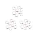 Chinese Knot Metal Connectors in Six Metallic Finishes view 6