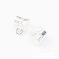 Bow Bail Bead Metal Jewelry Components in 8 Distinct Finishes view 6