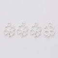 Four Leaf Clover Metal Pendant Charms in 8 Distinct Finishes view 6
