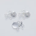 Starfish And Seashell Connector Charms In Five Finishes view 6