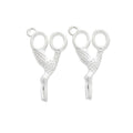 Scissors Metal Charms in Five Polished and Antique Finishes view 6