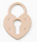 Pastel Heart Padlock Enamel Charm Pendant For Jewelry Making And Craft Projects view 6