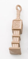 Tall Clock Tower Enamel Charms in Four Soft and Bright Colors view 3