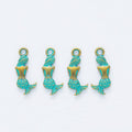 Mermaid Metal Charm in 7 Distinct Finishes for Jewelry Making view 6