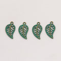 Filigree Curved Leaf Charm in Multiple Metal Finishes for Jewelry Making view 6