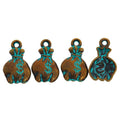 Dollar Sign Money Bag Metal Charms in Six Metallic Finishes view 6
