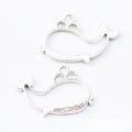 Open Whale Resin Frame Charm in Two Antique Finishes view 5